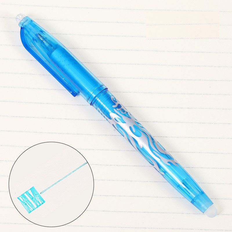 Sassy in our 40s 8-Color Erasable Gel Pens used for journaling, illustrating their versatility for creative expression.