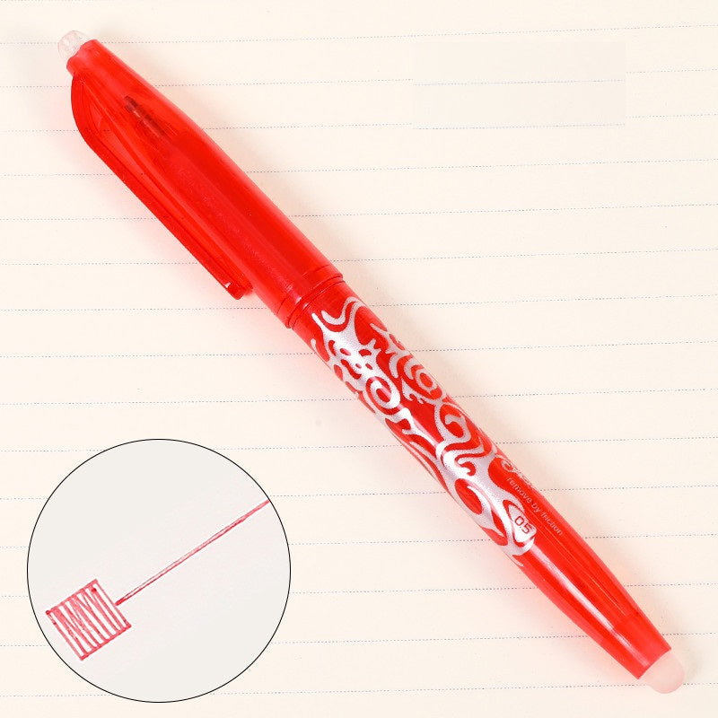 A selection of Sassy in our 40s Erasable Gel Pens, highlighting the smooth, consistent ink flow for everyday tasks.