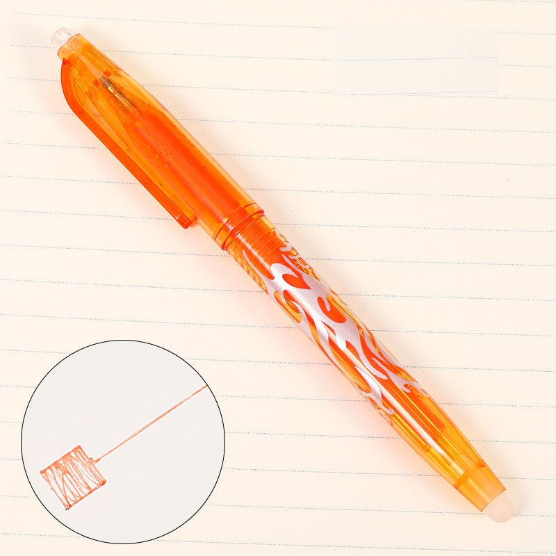 Detail shot of the Sassy in our 40s 0.5mm Ballpoint Pen tip, showing the precise line it creates on a notebook.